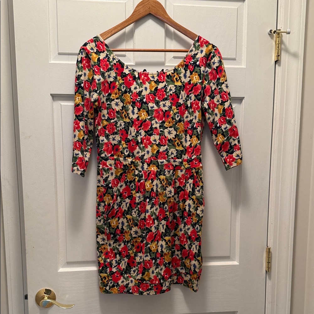 Floral Elegance Mini Dress